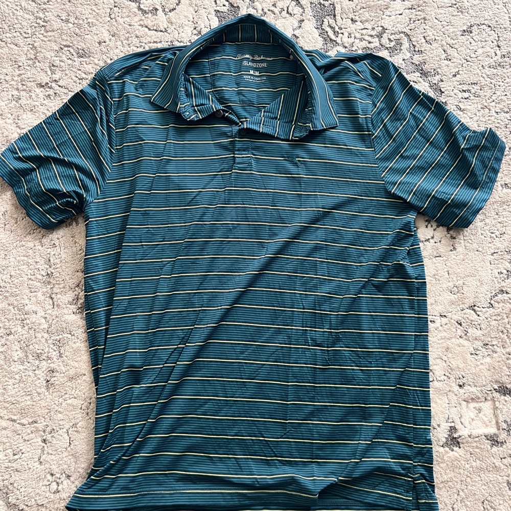 Tommy Bahama Men's Striped Golf Shirt